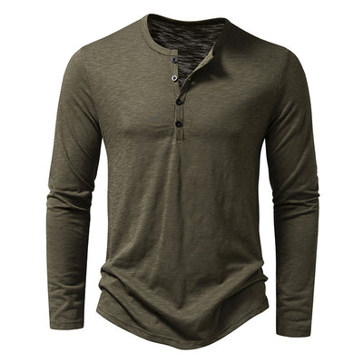 Men's Athletic Long Sleeve - Loose Fit Sports Shirt in 5 Colors