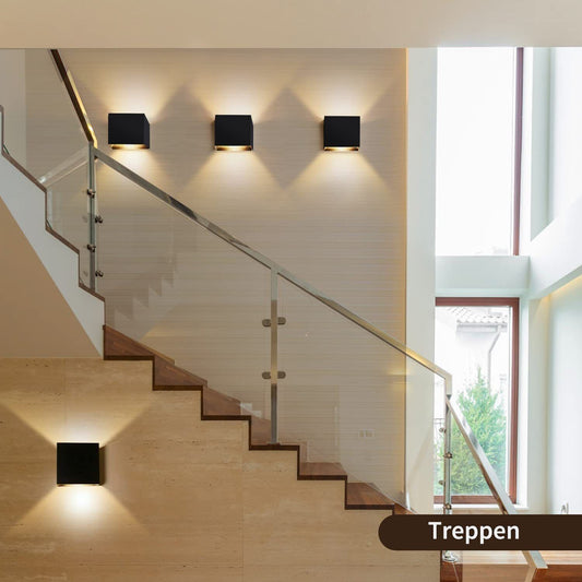 COB LED Wall Light – 100,000 Hour Lifespan with Aluminum Body