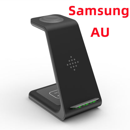 3-in-1 Wireless Charging Station - Phone, Watch & Earbuds Simultaneously