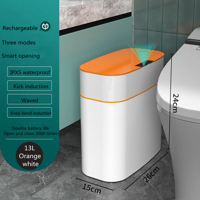 Touchless Smart Bin - Self-Opening with Advanced Hygiene Protection Features