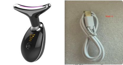 3-in-1 Neck Beauty Device – Ion Cleanse, Heat Massage & LED Skin Therapy