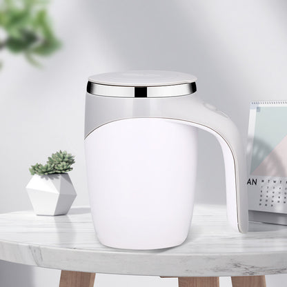 Magnetized Stirring Mug - Food-Grade Steel with Auto-Mix Convenience