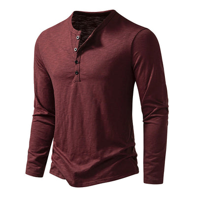 Men's Athletic Long Sleeve - Loose Fit Sports Shirt in 5 Colors