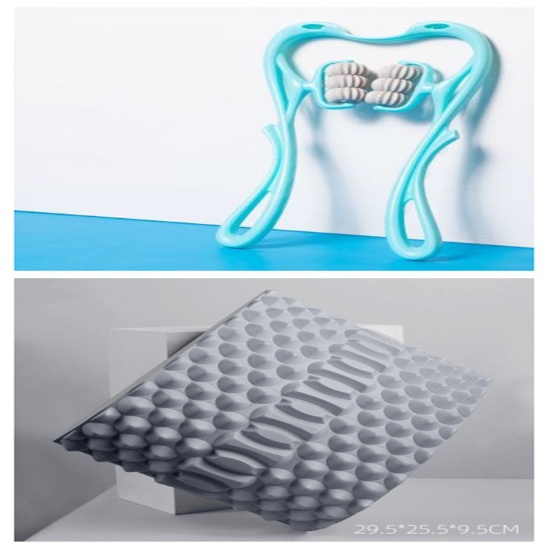 6-Roller Cervical Massager – 360° Deep-Tissue Relief for Neck & Shoulders