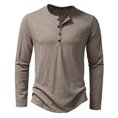 Men's Athletic Long Sleeve - Loose Fit Sports Shirt in 5 Colors