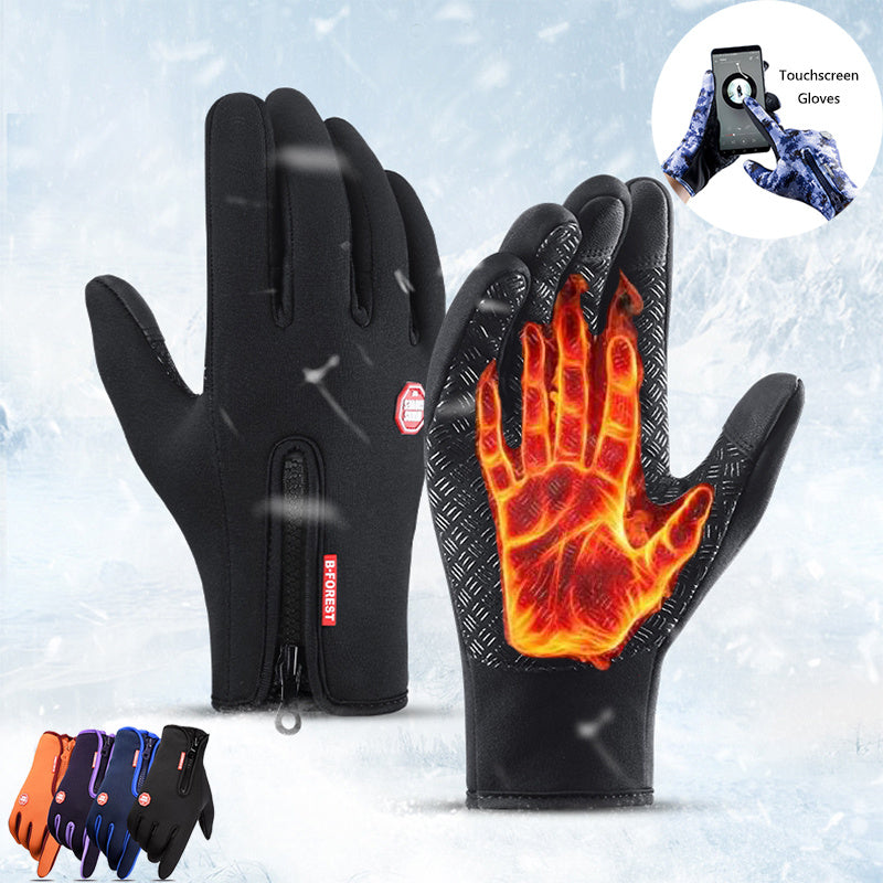 Polar Fleece Riding Gloves - Warm, Comfortable Grip for All Conditions