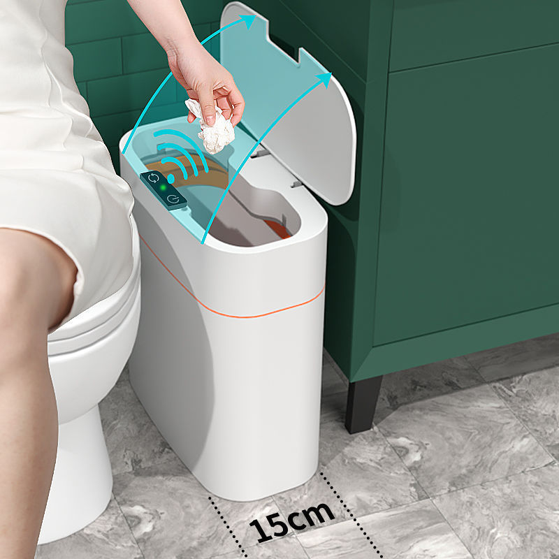 Touchless Smart Bin - Self-Opening with Advanced Hygiene Protection Features