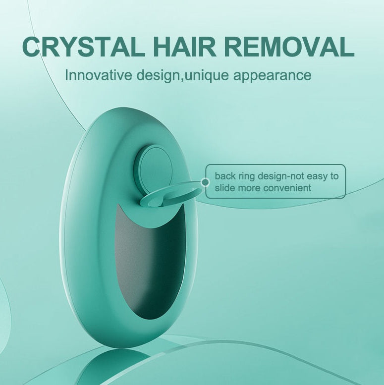 Painless Hair Removal Device - Crystal Glass Tool for Smooth, Irritation-Free Skin