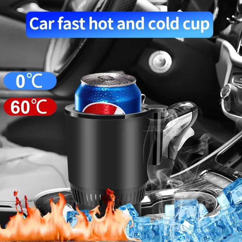 Smart Temperature Cup Holder - Heating & Cooling for Car & Office