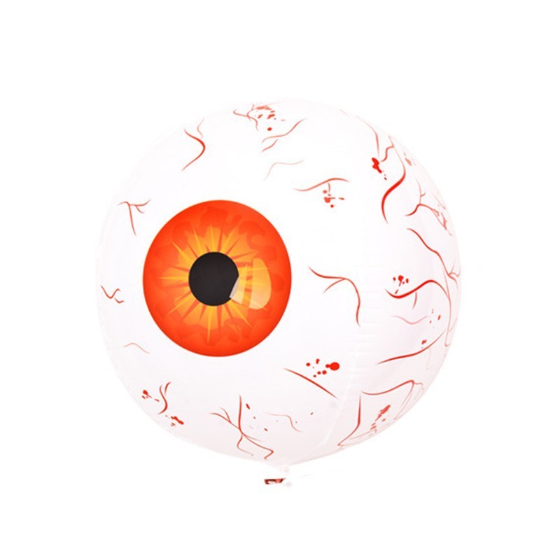 Scary Eyeball Party Balloon - Reusable Horror Decor in 3 Spine-Chilling Colors