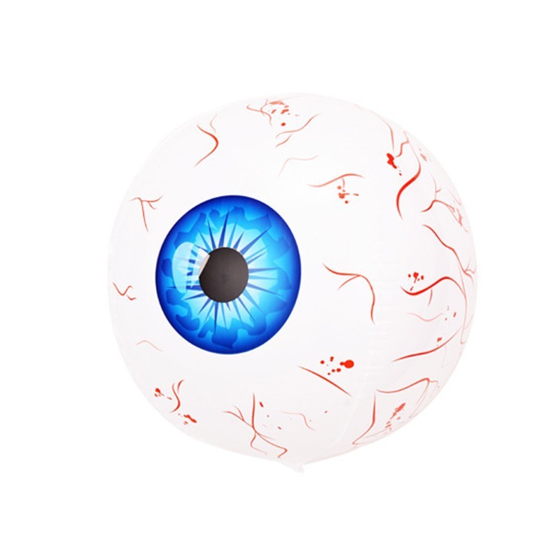 Scary Eyeball Party Balloon - Reusable Horror Decor in 3 Spine-Chilling Colors