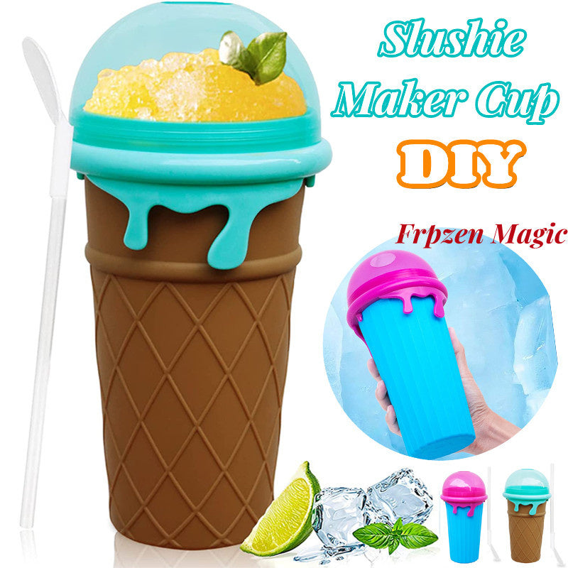 Magic Slush Cup - No Blender Smoothies for Kids & Adults