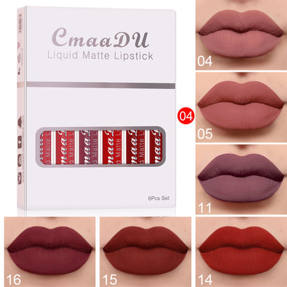 Pocket-Size Lip Gloss Collection - 6 Vitamin-Enriched Glosses to Go