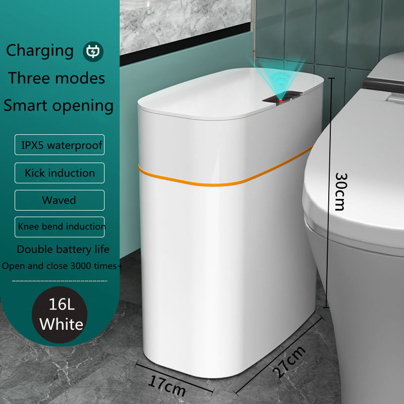 Touchless Smart Bin - Self-Opening with Advanced Hygiene Protection Features