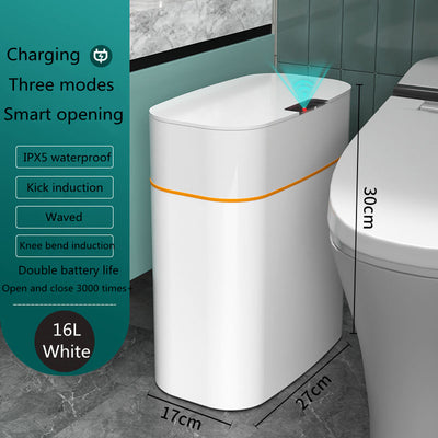 Touchless Smart Bin - Self-Opening with Advanced Hygiene Protection Features