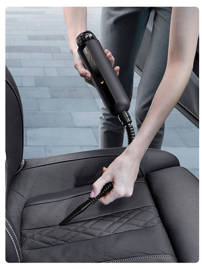 2-in-1 Wireless Car Vacuum – Suction, Blow & Washable HEPA Filter