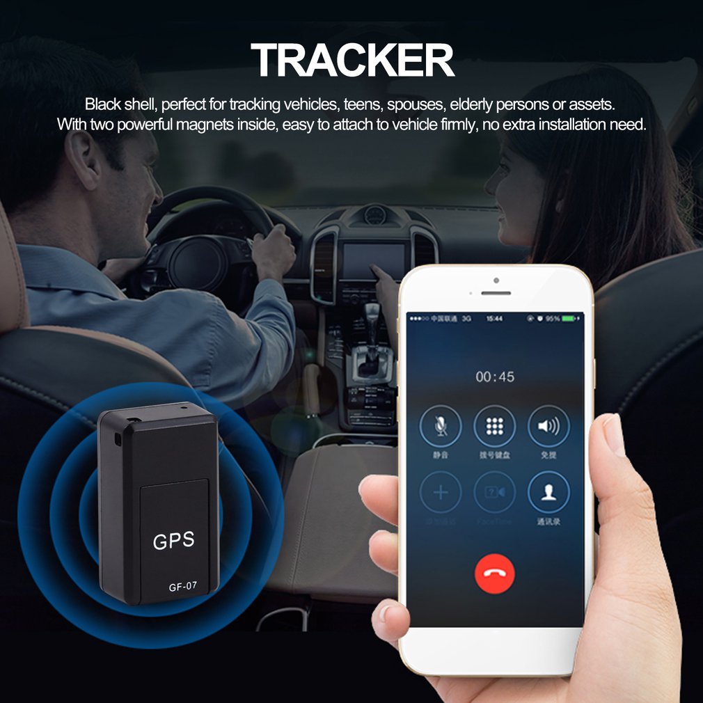 Rechargeable GPS Tracker - Ultra-Small Design with Real-Time Monitoring