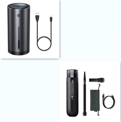 2-in-1 Wireless Car Vacuum – Suction, Blow & Washable HEPA Filter