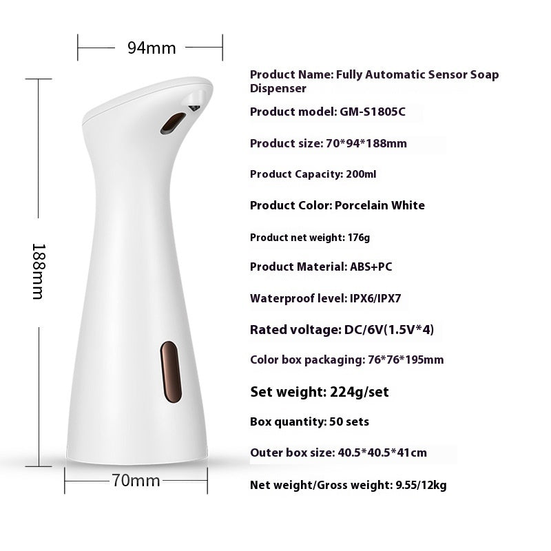 Desktop Hand Washer, Household Soap Dispenser, Intelligent Infrared Sensor Soap Dispenser, Mini Soap Dispenser, Automatic Soap Liquid Box