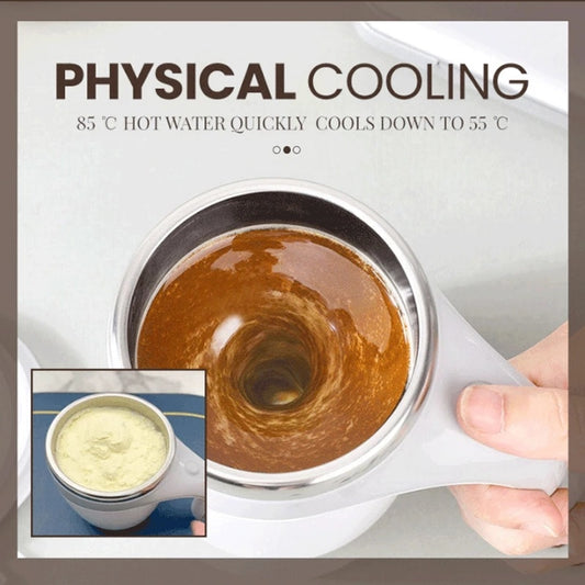 Magnetized Stirring Mug - Food-Grade Steel with Auto-Mix Convenience
