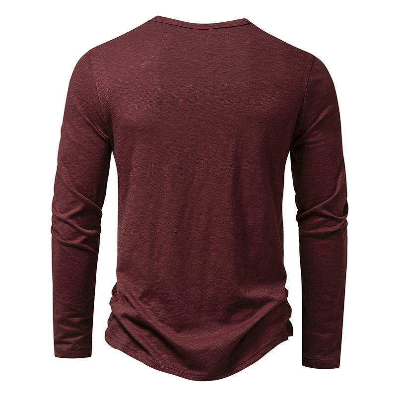 Men's Athletic Long Sleeve - Loose Fit Sports Shirt in 5 Colors