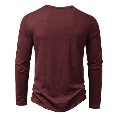 Men's Athletic Long Sleeve - Loose Fit Sports Shirt in 5 Colors