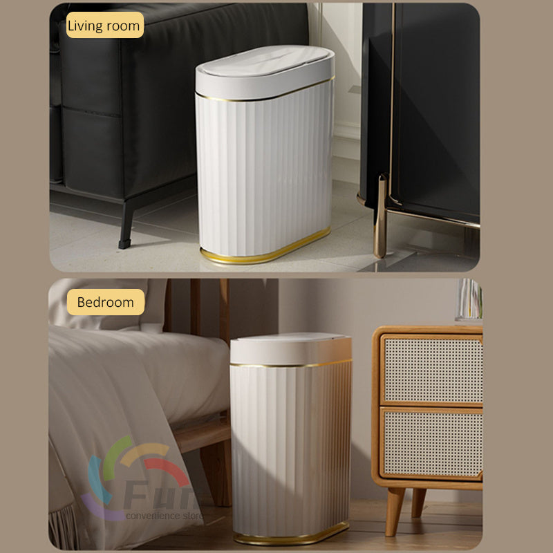 Touchless Smart Bin - Self-Opening with Advanced Hygiene Protection Features