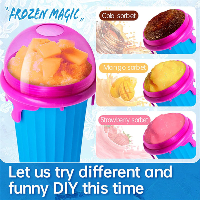 Magic Slush Cup - No Blender Smoothies for Kids & Adults