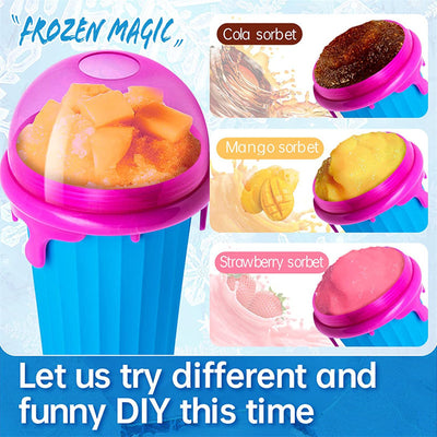 Magic Slush Cup - No Blender Smoothies for Kids & Adults