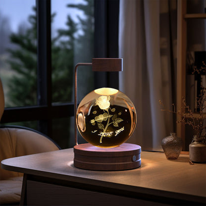 3D Crystal Table Light - Perfect Gift with Dimensional Pattern Technology