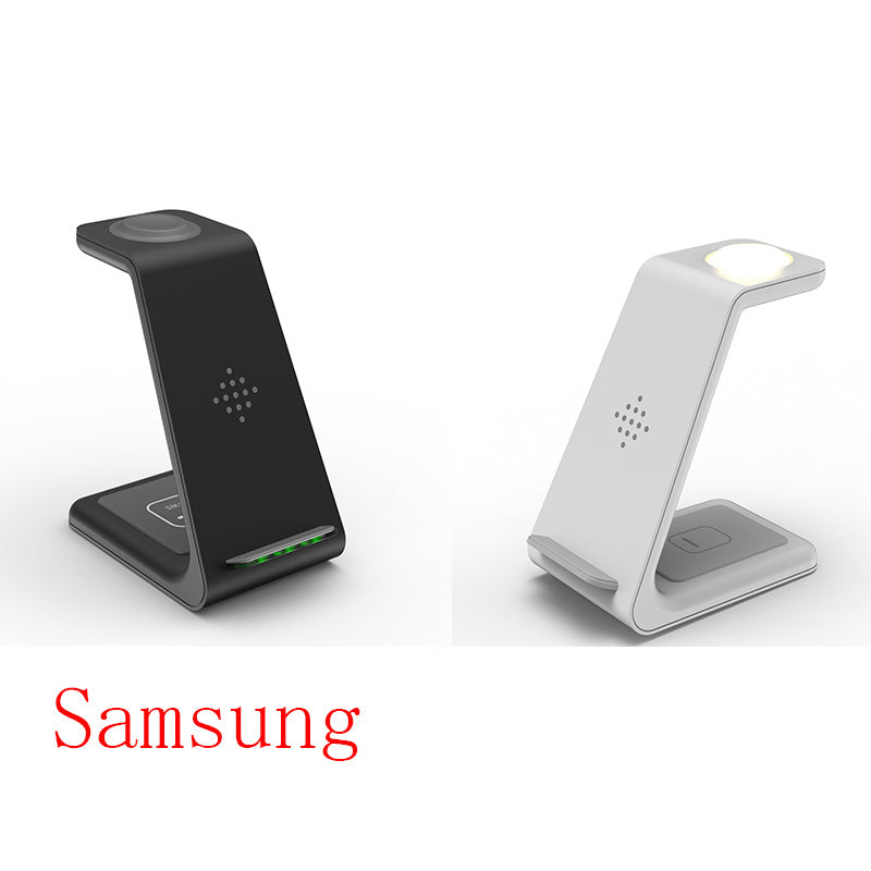 3-in-1 Wireless Charging Station - Phone, Watch & Earbuds Simultaneously