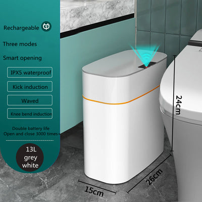 Touchless Smart Bin - Self-Opening with Advanced Hygiene Protection Features