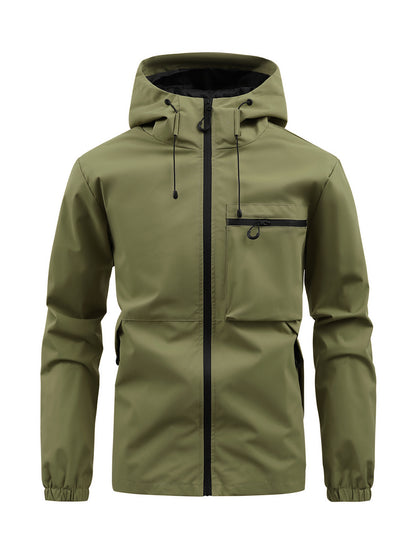Korean Style Corduroy Jacket - Hooded Comfort Meets Street Fashion"