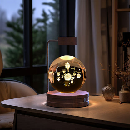3D Crystal Table Light - Perfect Gift with Dimensional Pattern Technology