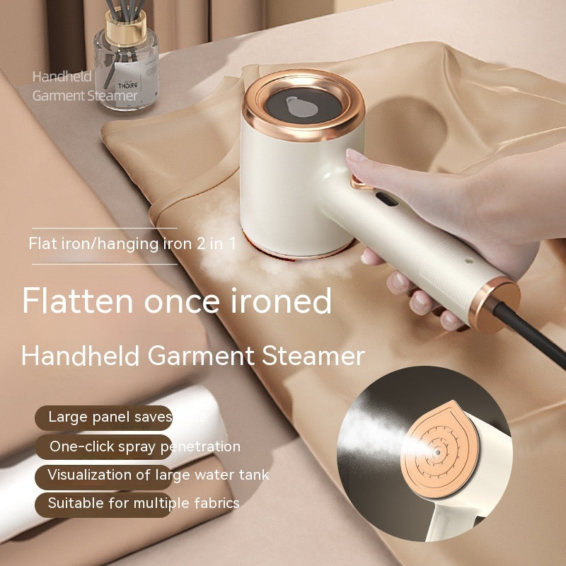 Handheld Garment Steamer - Flat & Hanging Iron in One Compact Device