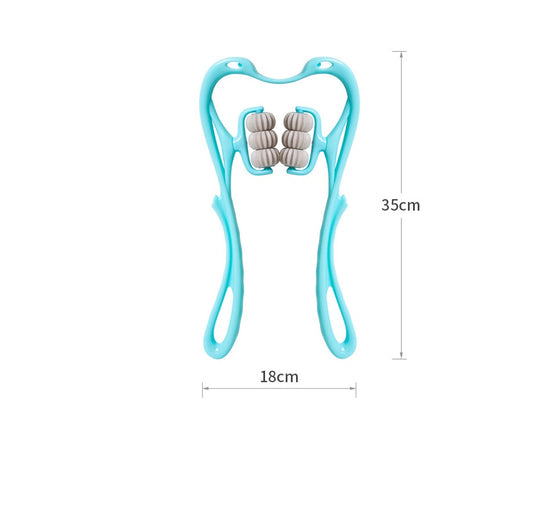 6-Roller Cervical Massager – 360° Deep-Tissue Relief for Neck & Shoulders