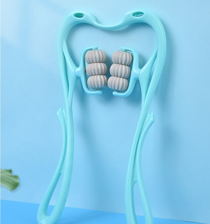 6-Roller Cervical Massager – 360° Deep-Tissue Relief for Neck & Shoulders