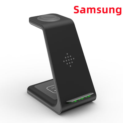 3-in-1 Wireless Charging Station - Phone, Watch & Earbuds Simultaneously