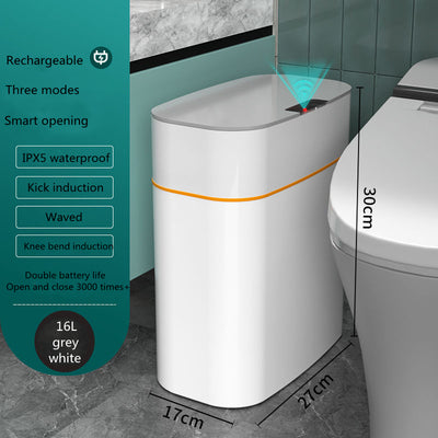 Touchless Smart Bin - Self-Opening with Advanced Hygiene Protection Features