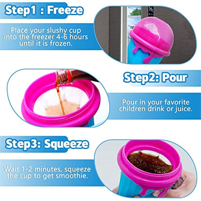 Magic Slush Cup - No Blender Smoothies for Kids & Adults