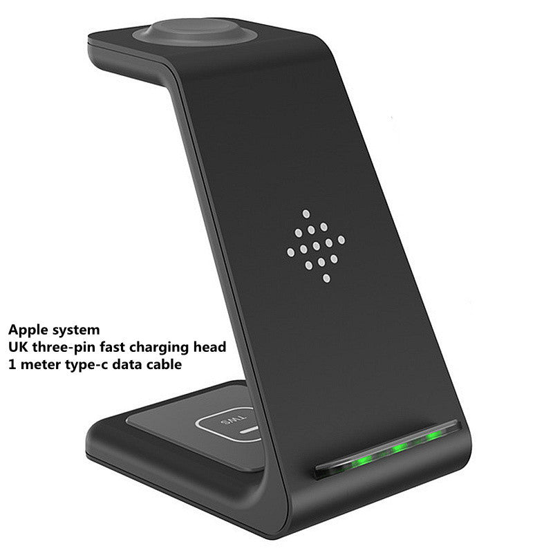 3-in-1 Wireless Charging Station - Phone, Watch & Earbuds Simultaneously