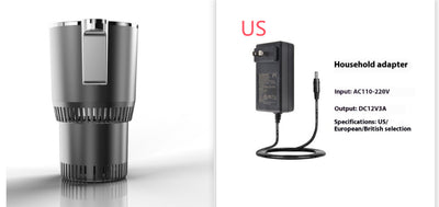 Smart Temperature Cup Holder - Heating & Cooling for Car & Office