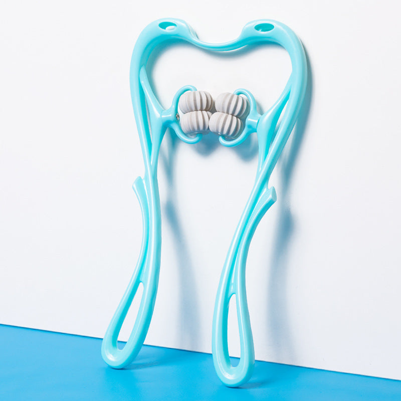 6-Roller Cervical Massager – 360° Deep-Tissue Relief for Neck & Shoulders