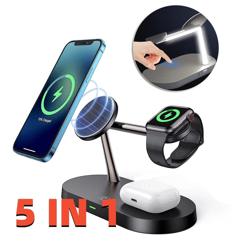 Magnetic Charging Station - Declutter Your Nightstand, Charge Everything