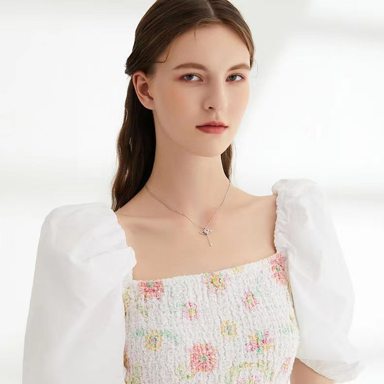 Cupid's Heart Necklace - Perfect Gift with Moveable Angel Wings