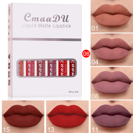Pocket-Size Lip Gloss Collection - 6 Vitamin-Enriched Glosses to Go