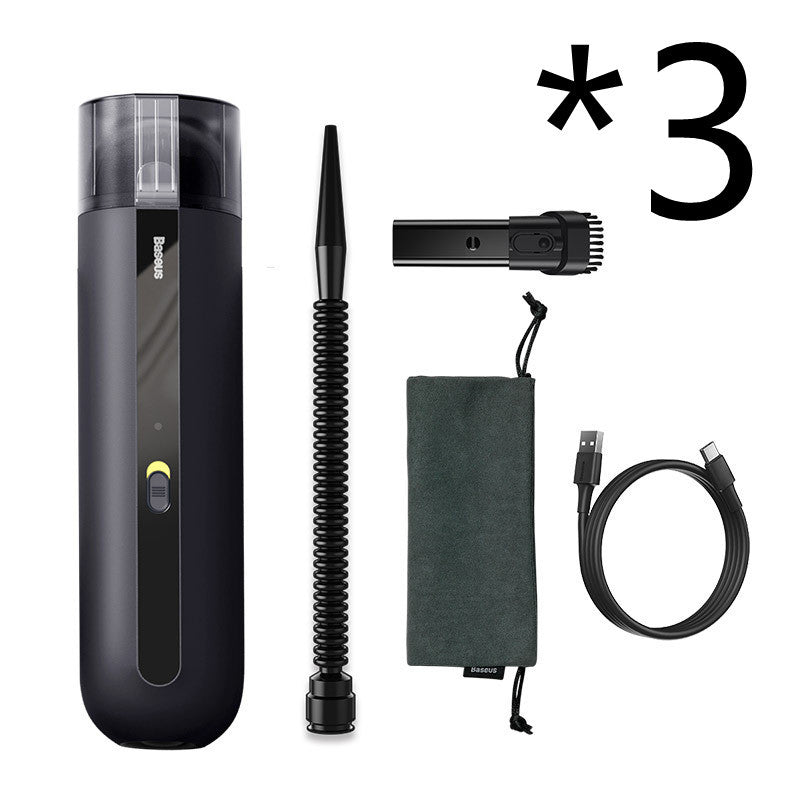 2-in-1 Wireless Car Vacuum – Suction, Blow & Washable HEPA Filter