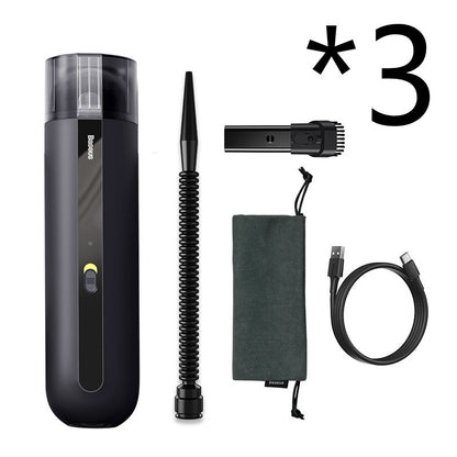 2-in-1 Wireless Car Vacuum – Suction, Blow & Washable HEPA Filter