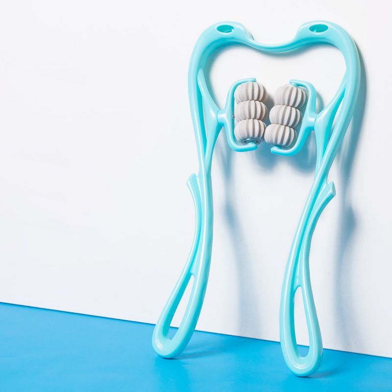 6-Roller Cervical Massager – 360° Deep-Tissue Relief for Neck & Shoulders