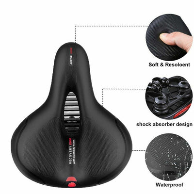 Bicycle Saddle Bike Saddle Bicycle Seat Gel Saddle Touring Saddle Women Men UK